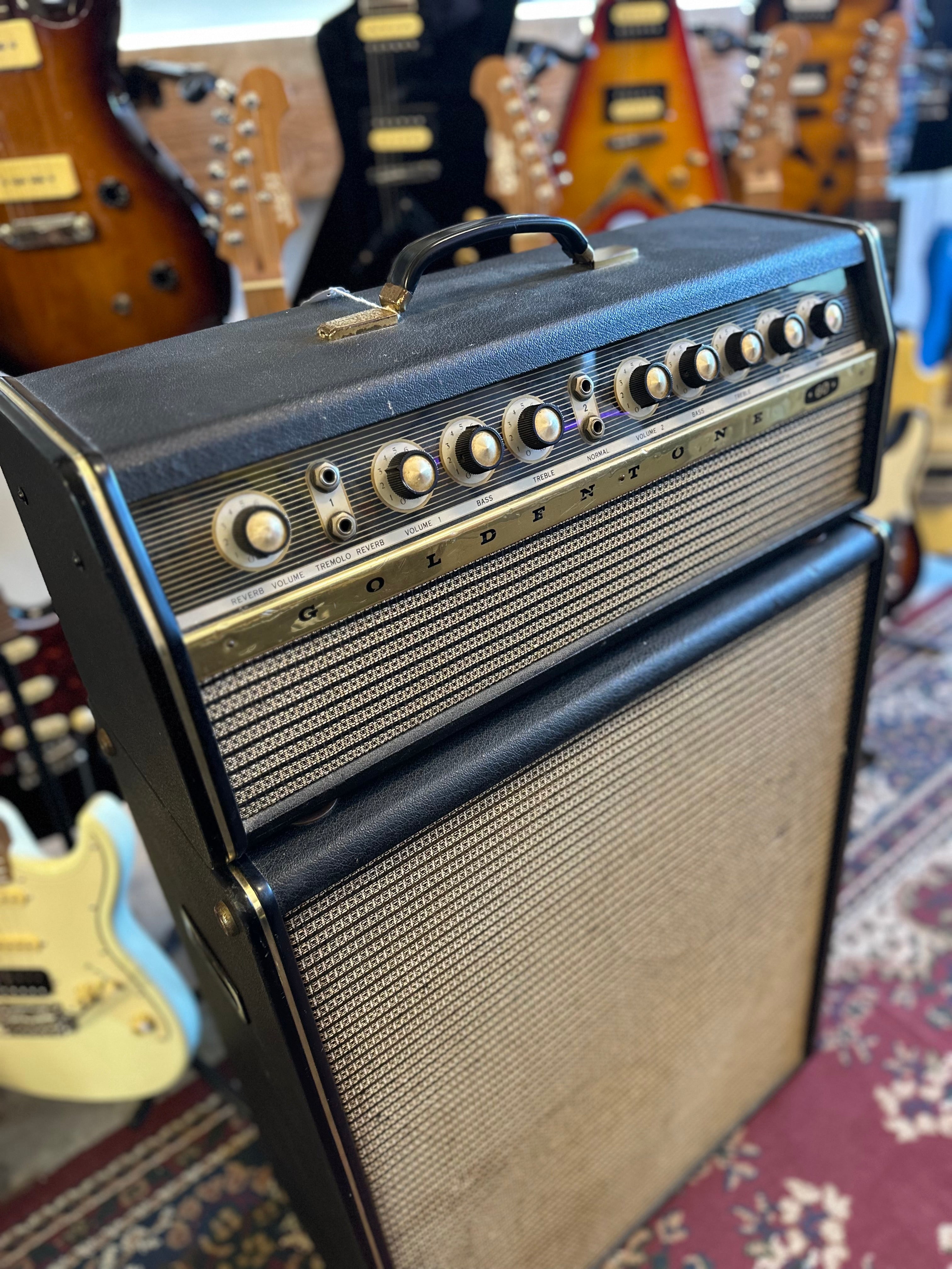 Goldentone | 1744 | Reverbmaster 60 | Piggy Back | Re-Conditioned | 1967 | Vintage Goldentone | 1744 | Reverbmaster 60 | Piggy Back | Re-Conditioned | 1967 | Vintage